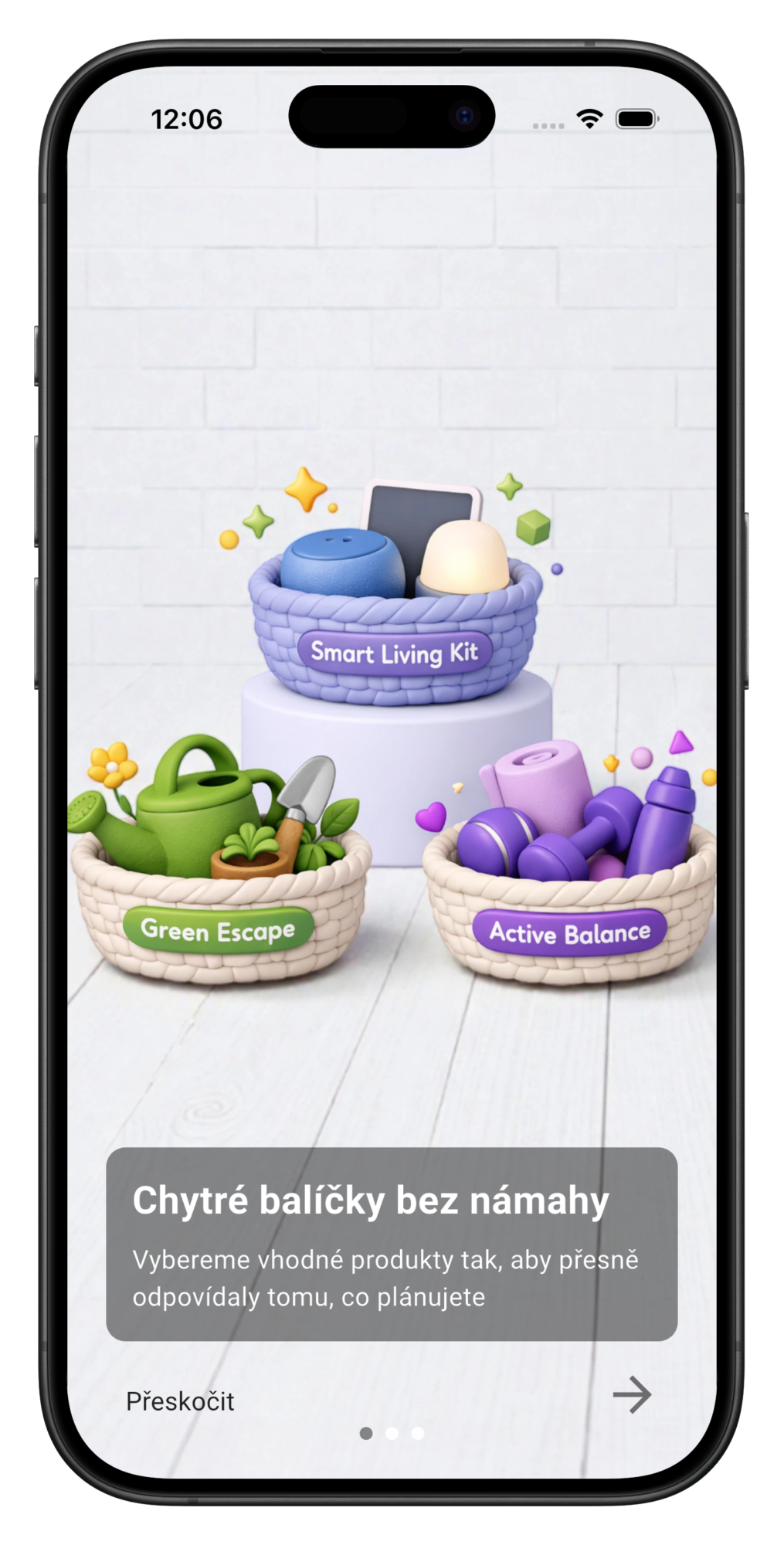 Spuštění mobilní aplikace